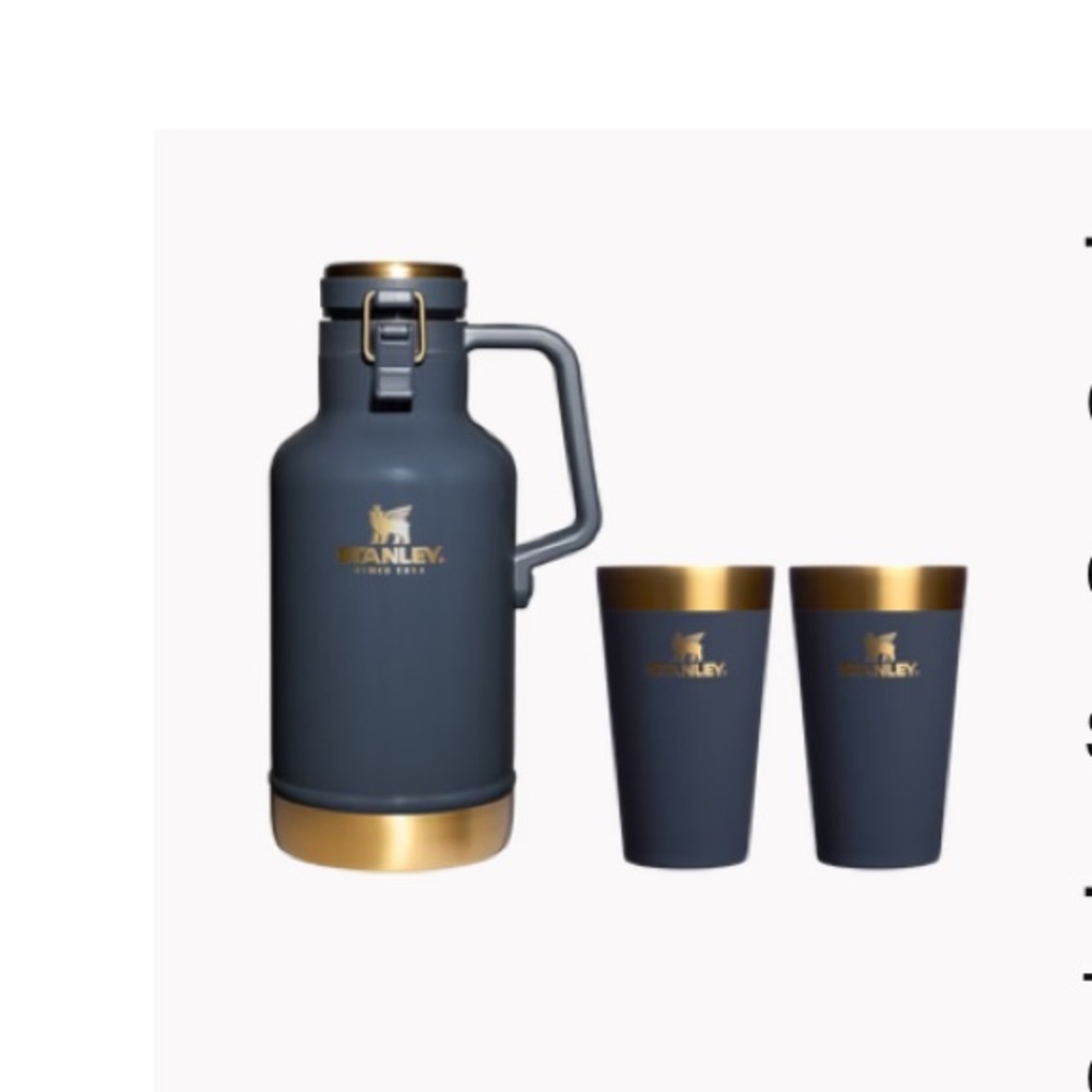 Stanley Twilight Gloss Growler Set with Gold Accents